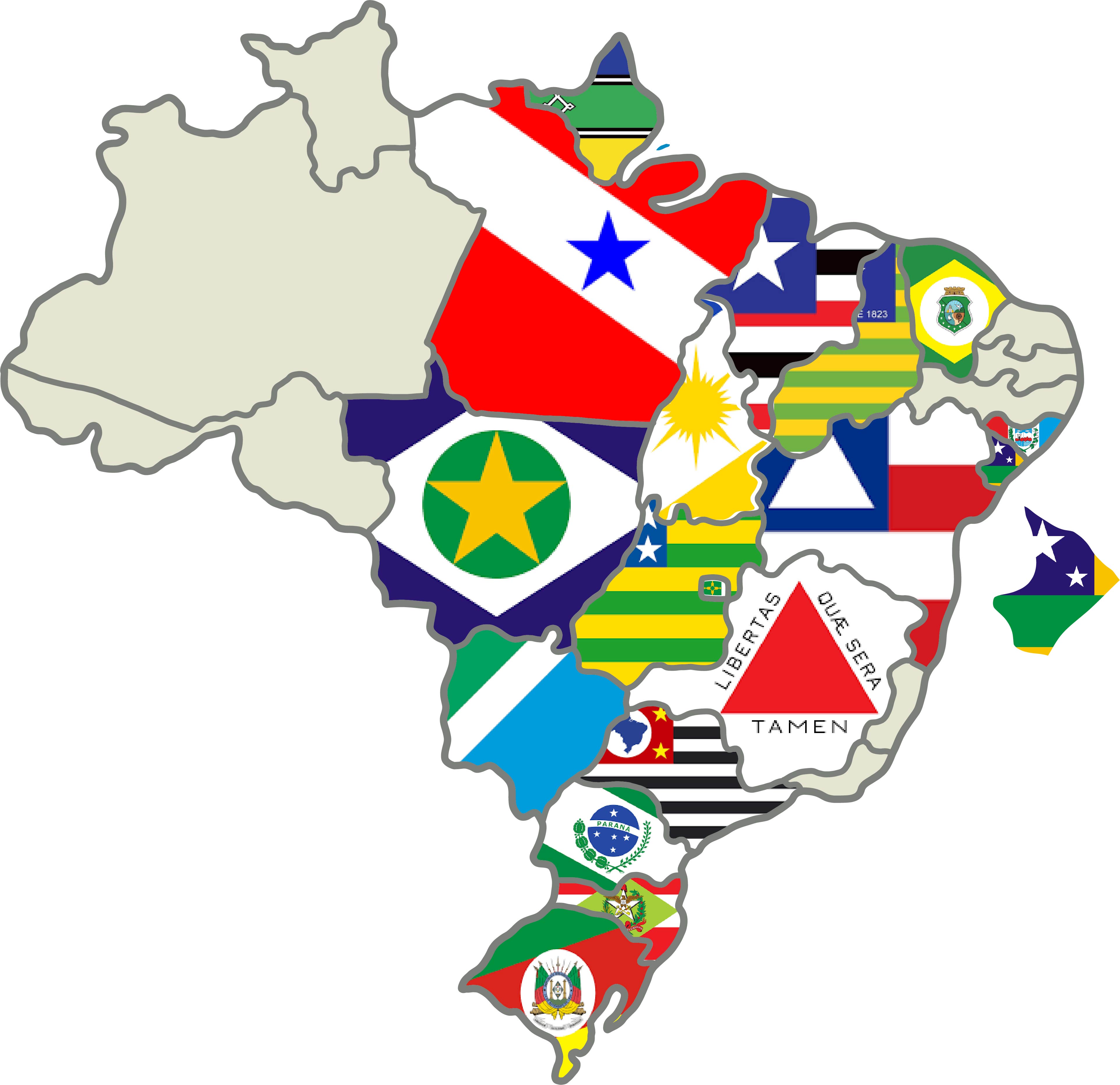 Mapa do Brasil com estados de atuação, conexões e experiência imobiliária de Totti Maikuma